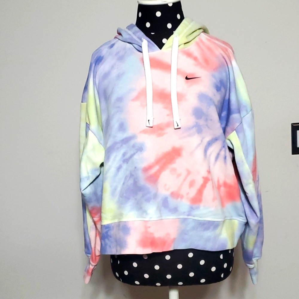 NIKE tye dye hoodie swestshirt
